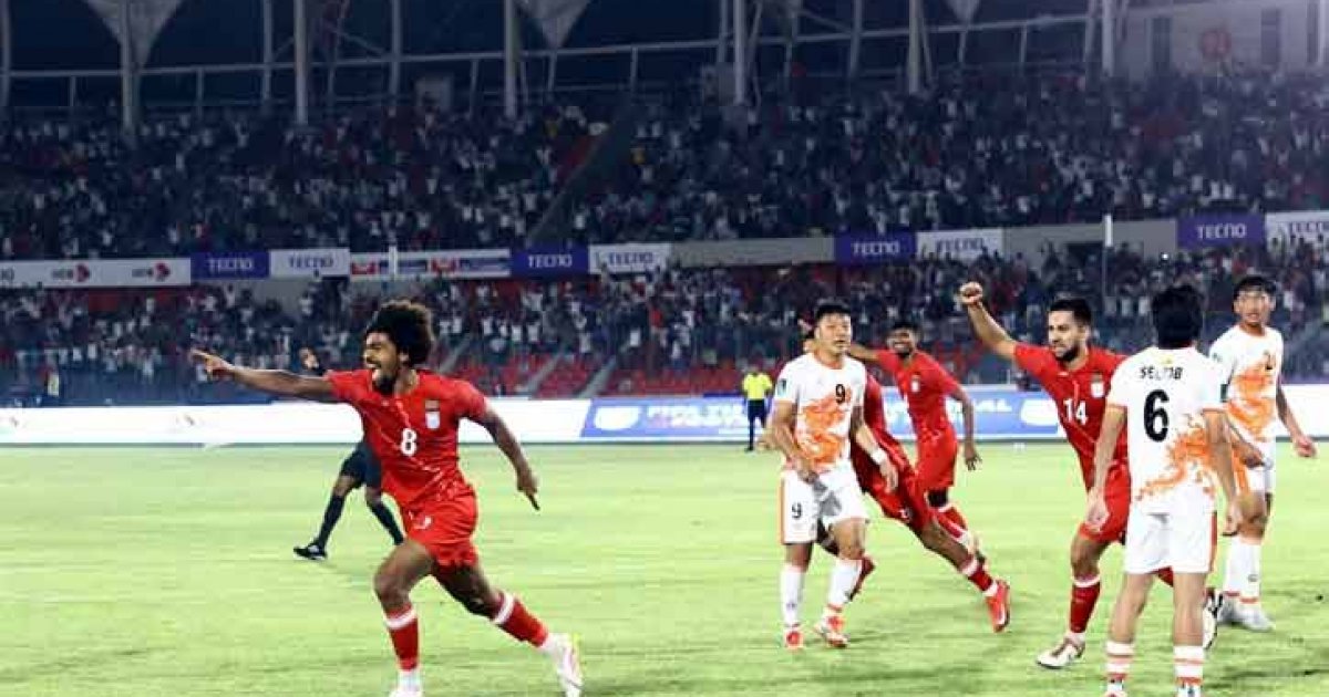 হামজা-সোহেলের গোলে ভুটানকে হারালো বাংলাদেশ