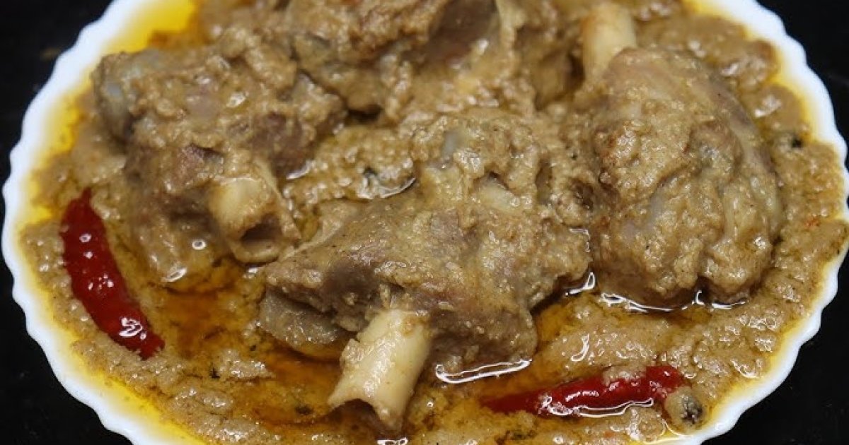 খাসির মাংসের কোরমা রান্নার রেসিপি জেনে নিন
