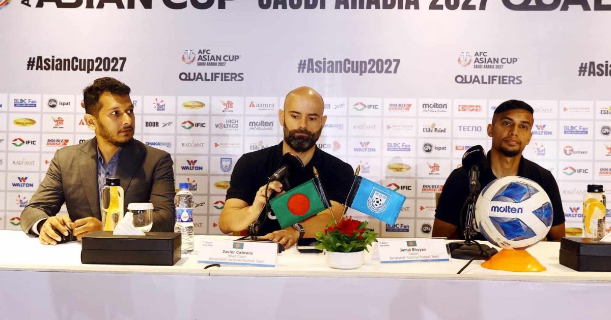 সিঙ্গাপুরের বিপক্ষে ভয়ডরহীন ফুটবল খেলবে বাংলাদেশ