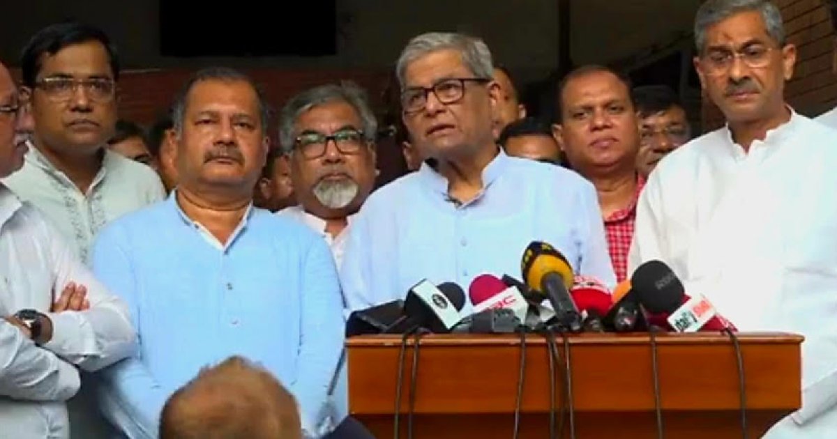 প্রধান উপদেষ্টার সঙ্গে তারেক রহমানের বৈঠক একটি টার্নিং পয়েন্ট: মির্জা ফখরুল
