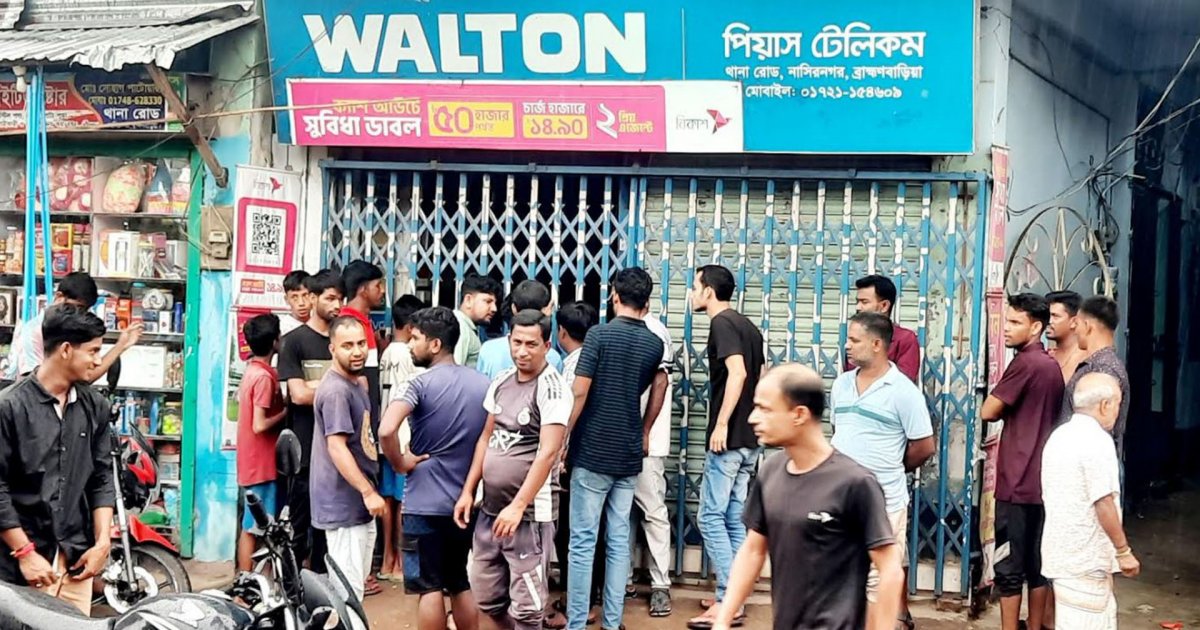 ব্রাহ্মণবাড়িয়ায় দোকান থেকে ২২ লাখ টাকার মোবাইল চুরি