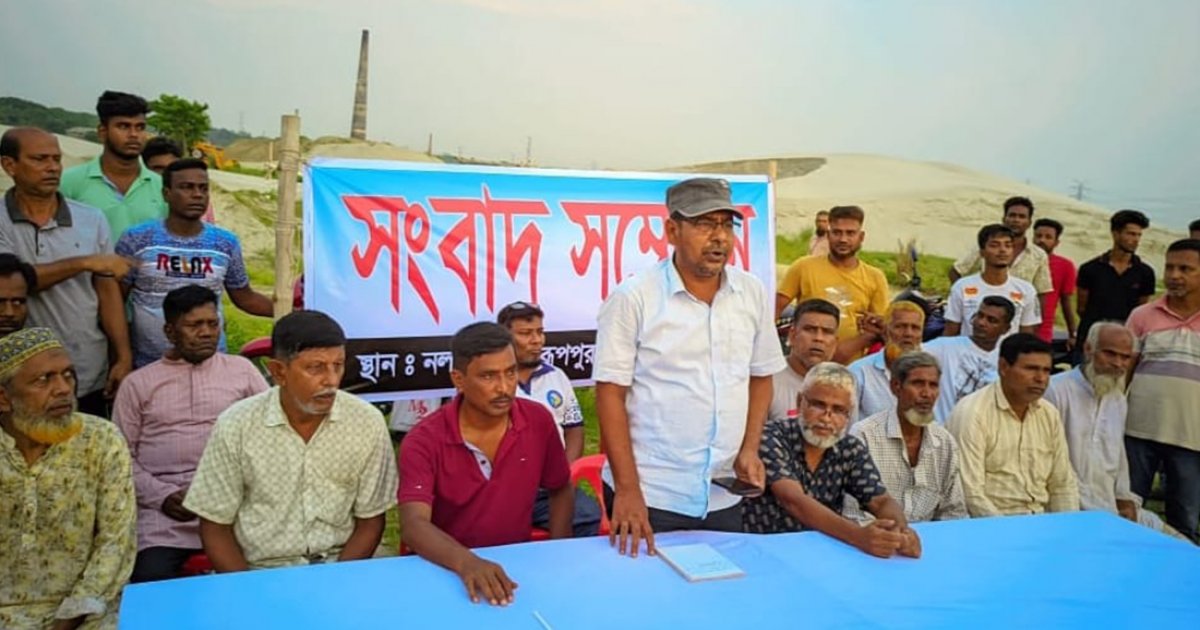 চাঁদা না পেয়ে হামলার অভিযোগ, ‘বিএনপি নেতার’ বিরুদ্ধে সংবাদ সম্মেলন