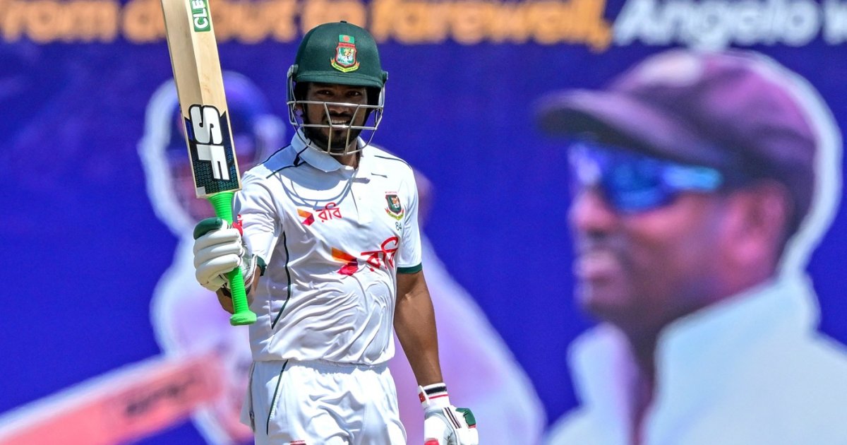 নাঈমের ফাইফার, সাদমান-শান্তর ফিফটিতে ১৮৭ রানের লিড বাংলাদেশের