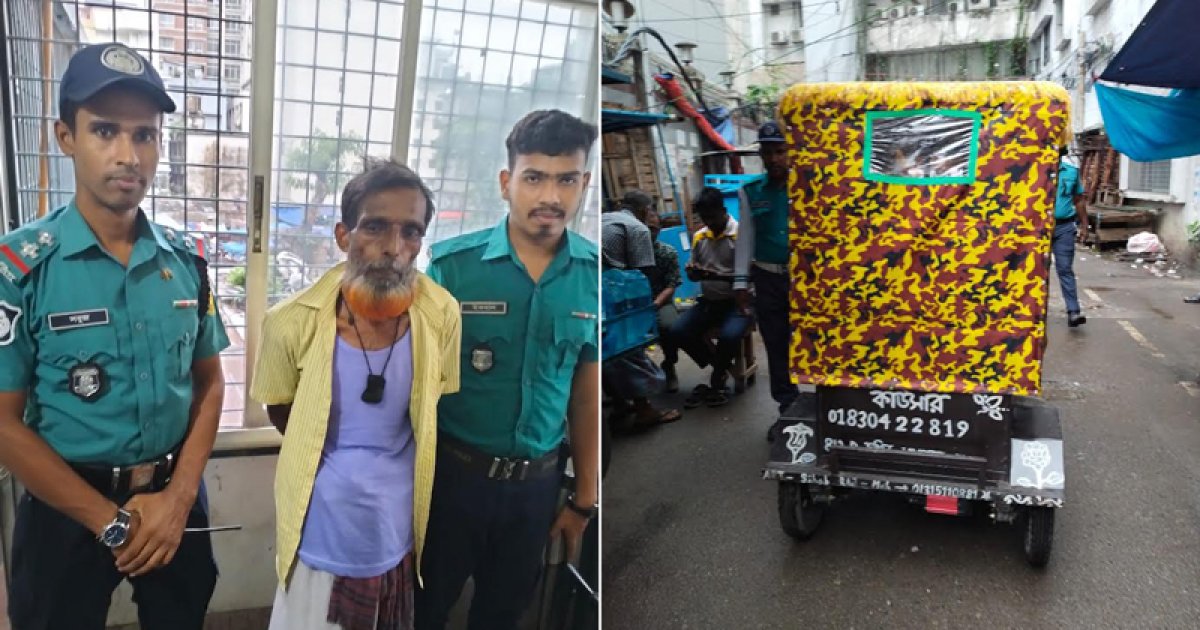 মতিঝিলে অটোরিকশার ধাক্কায় ট্রাফিক পুলিশ আহত, চালককে এক মাসের কারাদণ্ড