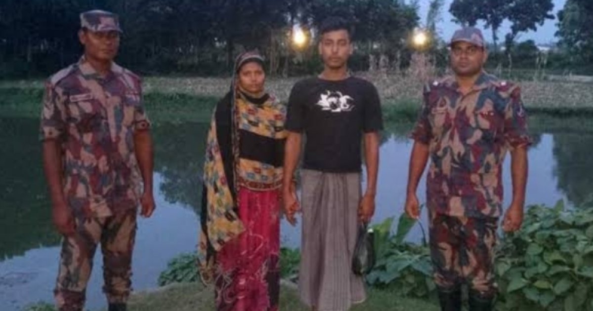 পুশইন করা ভারতীয় দম্পতিকে বিএসএফের কাছে ফেরত দিলো বিজিবি