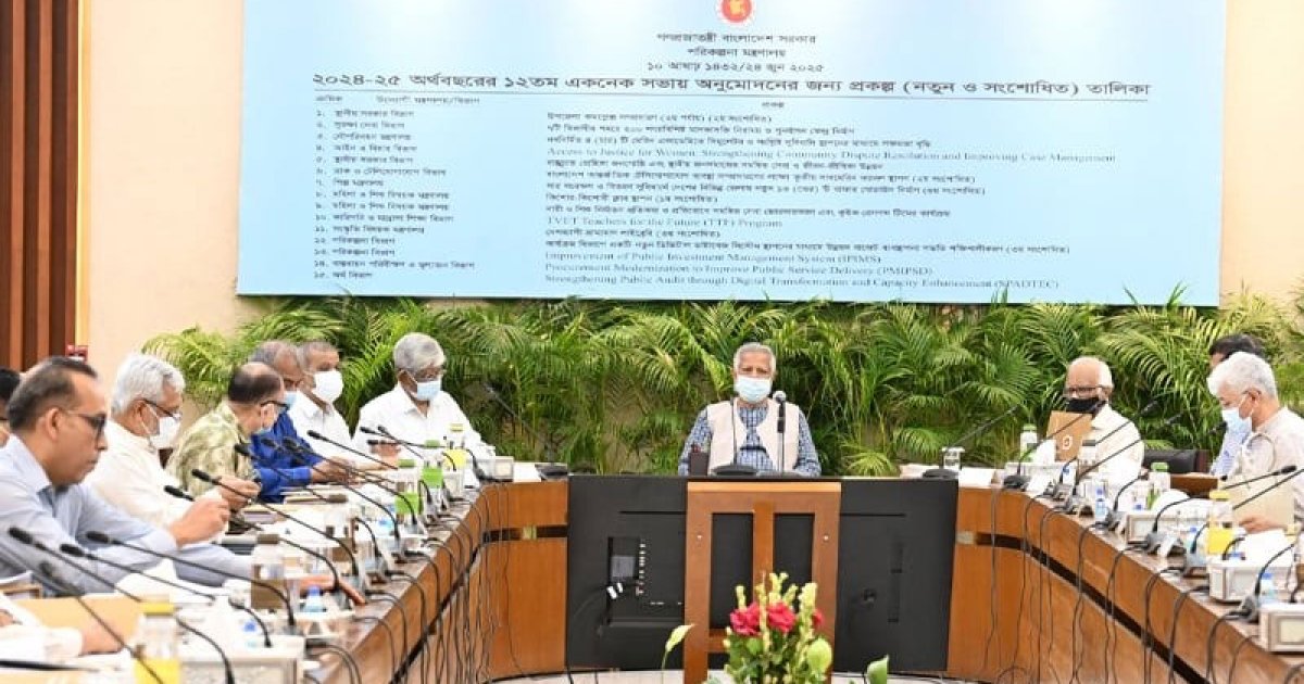 একনেকে ৮ হাজার ৯৭৪ কোটি টাকার ১৭ প্রকল্প অনুমোদন