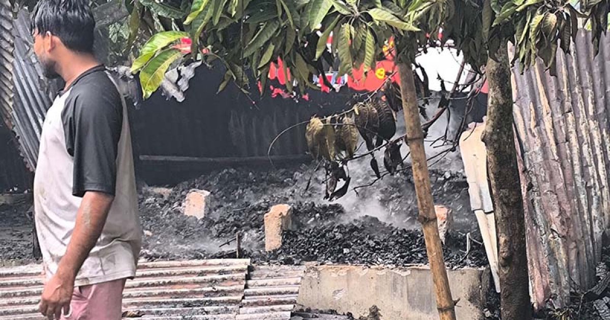 ইতালি প্রবাসীকে হত্যার ঘটনায় শ্বশুরবাড়িতে আগুন