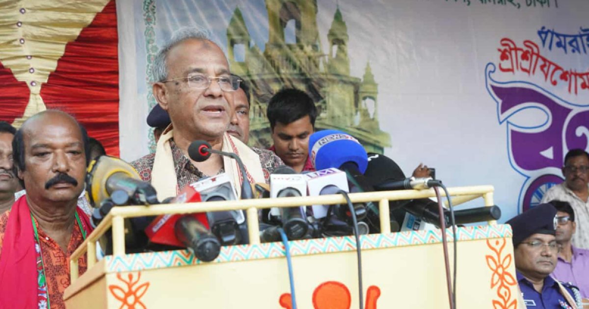 ‘রথযাত্রায় সব শ্রেণি-পেশার মানুষের অংশগ্রহণ অসাম্প্রদায়িক ঐতিহ্যের প্রতিফলন’
