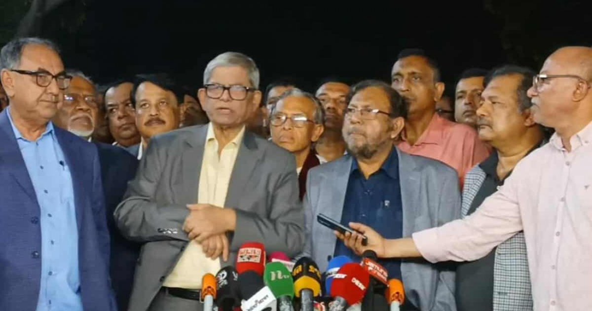 চীন সফর ছিল রাজনৈতিক: দেশে ফিরে মির্জা ফখরুল