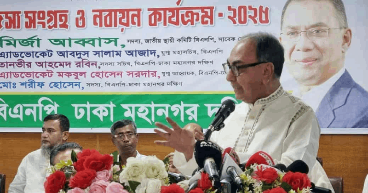 ইনডাইরেক্টলি শেখ হাসিনাকে সমর্থন দিয়েছে, ইসলামী আন্দোলনের উদ্দেশে মির্জা আব্বাস