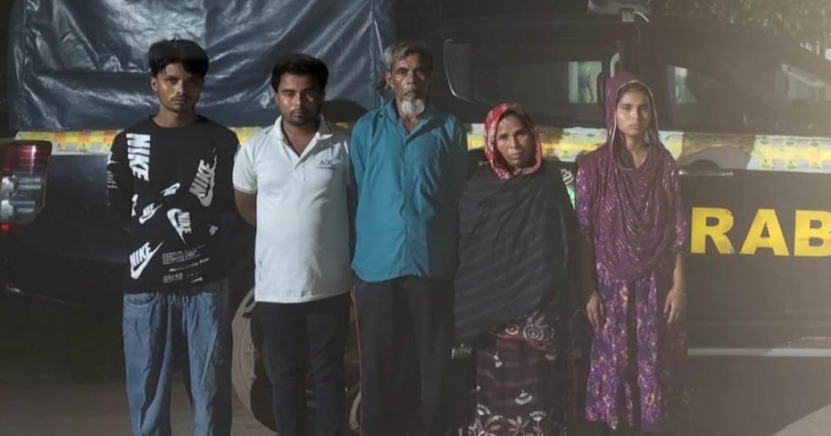গাইবান্ধায় গৃহবধূ হত্যা মামলায় পলাতক ৫ আসামি গ্রেফতার