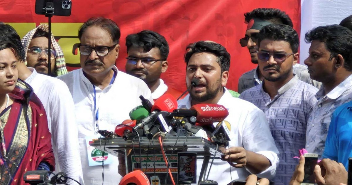 সীমান্তে বিএসএফের আর কোনও আগ্রাসন বরদাশত করা হবে না: নাহিদ ইসলাম