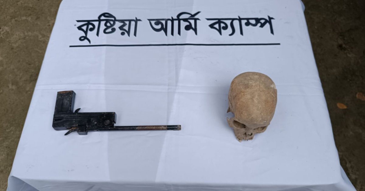 কুষ্টিয়াসহ তিন জেলায় যৌথবাহিনীর অভিযান, অস্ত্র-মাথার খুলিসহ গ্রেফতার ৪