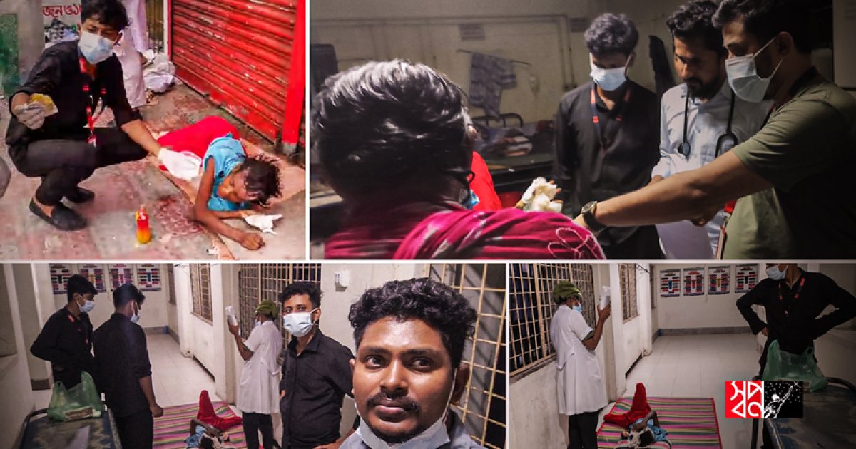 খুলনায় অসুস্থ নারীর পাশে দাঁড়ালো ‘স্বপ্ন’ কর্মীরা