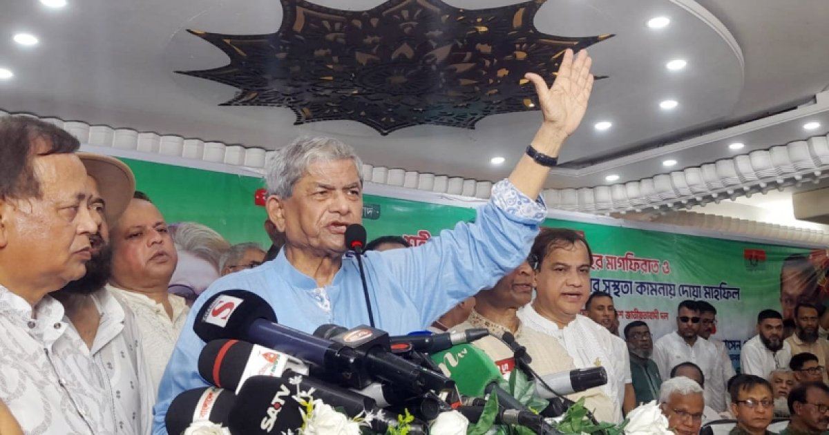 নির্বাচন দেরি হলে জুডিশিয়াল-আইনশৃঙ্খলা ভেঙে পড়বে: মির্জা ফখরুল