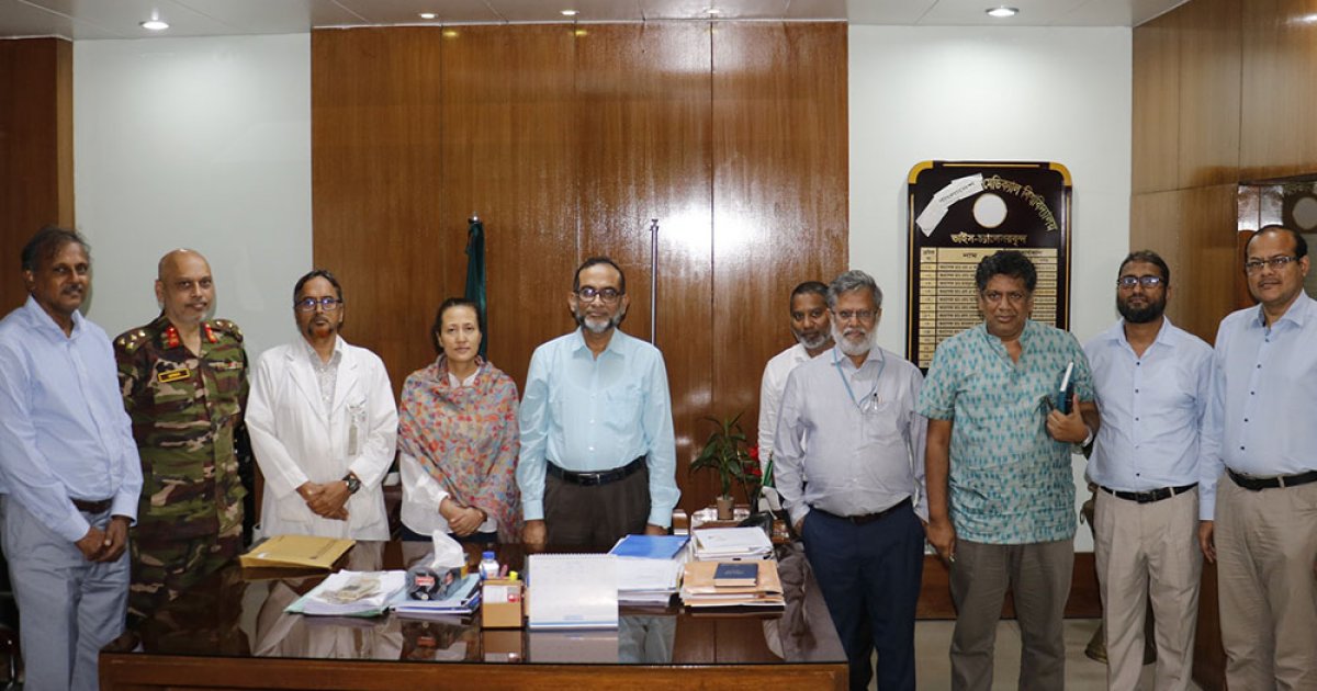 সংক্রমণ প্রতিরোধ ও নিয়ন্ত্রণে বিএমইউকে সহায়তা দেবে বিশ্ব স্বাস্থ্য সংস্থা