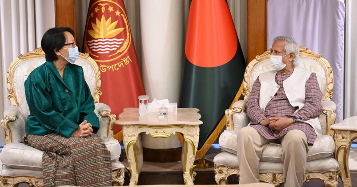 ভুটানকে বাংলাদেশের সব অবকাঠামোগত সুবিধা নেওয়ার পরামর্শ প্রধান উপদেষ্টার