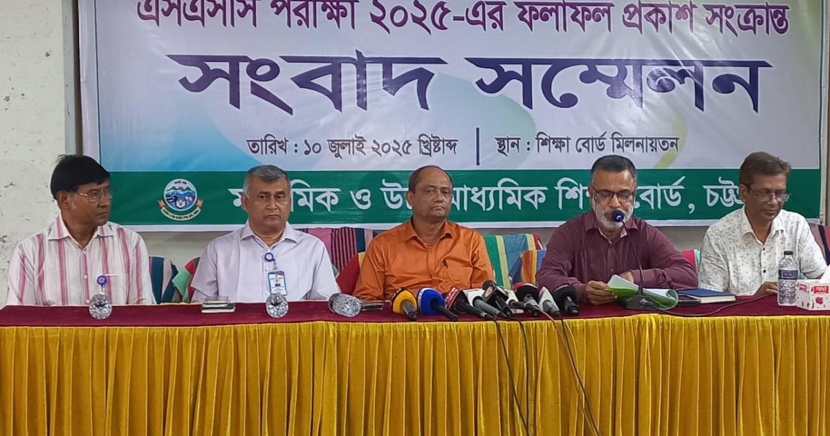 চট্টগ্রাম বোর্ডে পাসের হার ৭২.০৭ শতাংশ