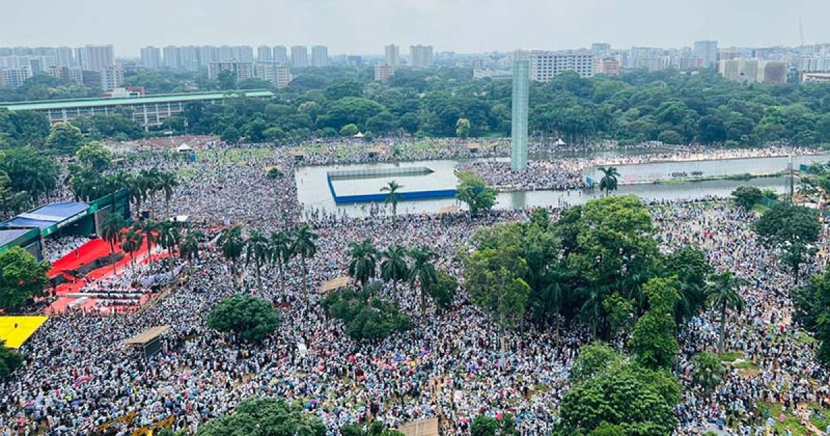 জামায়াতের সমাবেশ মঞ্চে এনসিপি নেতারা