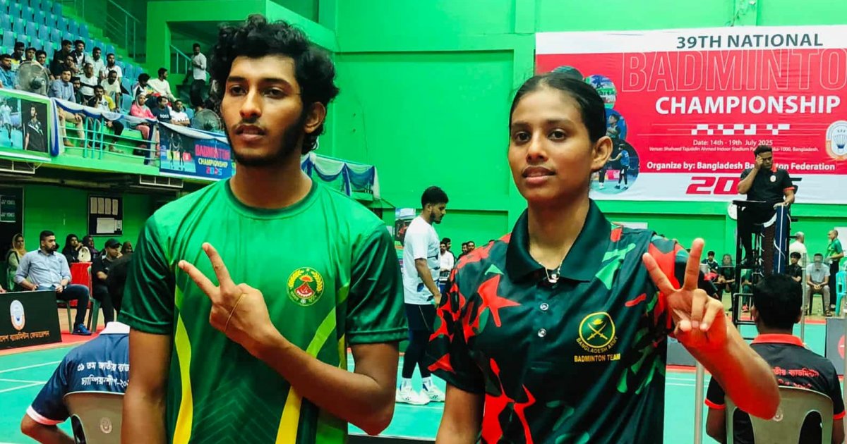 জাতীয় ব্যাডমিন্টনে হ্যাটট্রিক শিরোপা সোয়াদের, নতুন রানি নাছিমা
