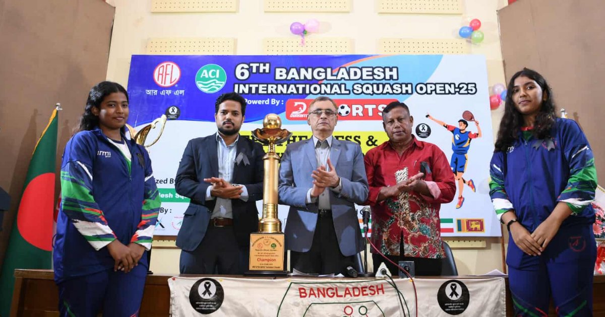 বাংলাদেশ আন্তর্জাতিক স্কোয়াশে আছে ইরান-ভারত