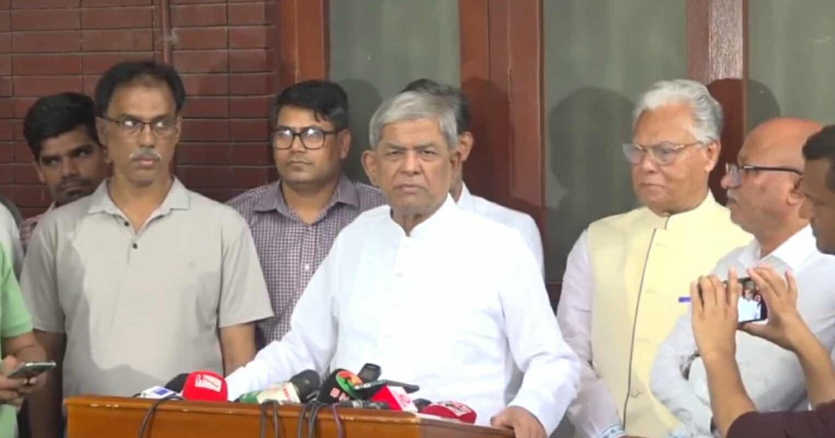 খায়রুল হক দেশের বড় ক্ষতি করেছেন, প্রতারণার আশ্রয় নিয়েছেন: মির্জা ফখরুল