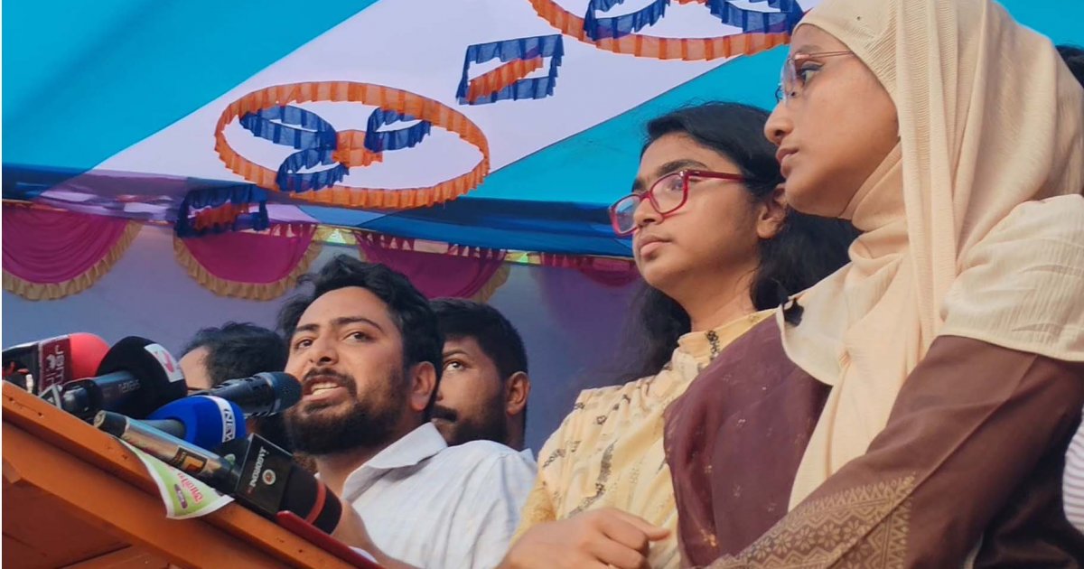 পুশইন করতে হলে আওয়ামী সন্ত্রাসীদের করুন, শেখ হাসিনাকে করুন: নাহিদ ইসলাম