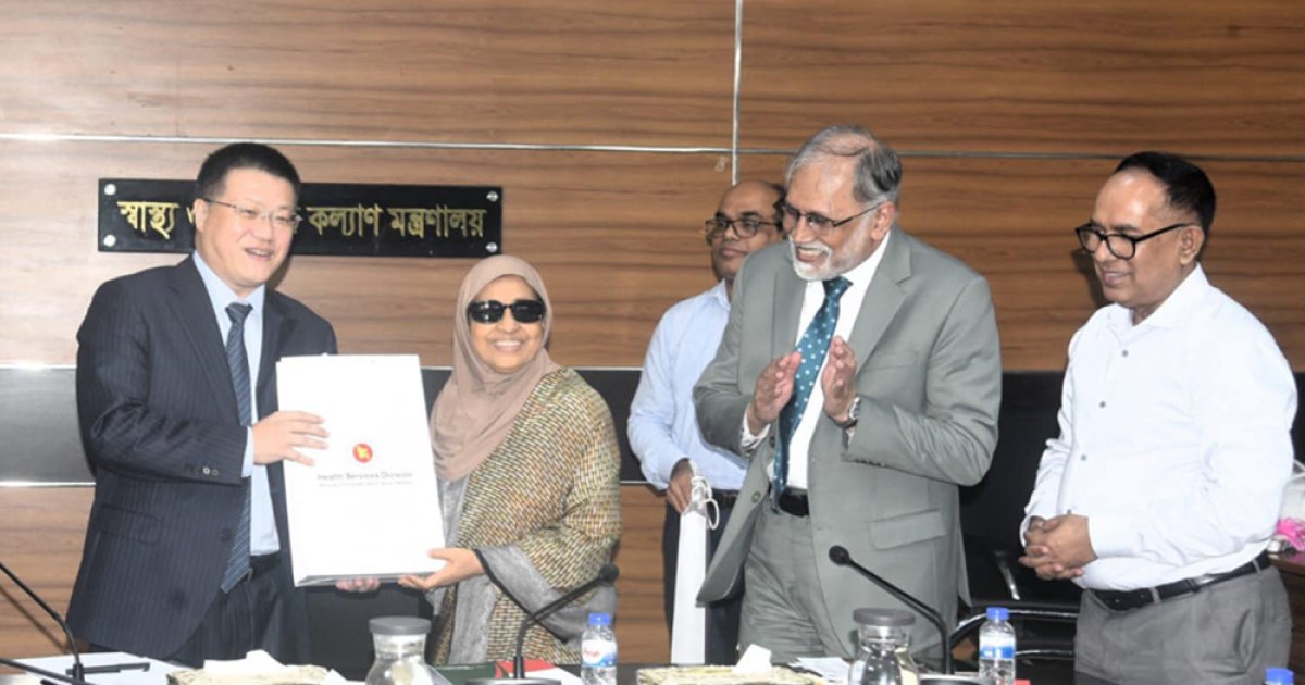 স্বাস্থ্য উপদেষ্টার সঙ্গে চীনা রাষ্ট্রদূতের সাক্ষাৎ