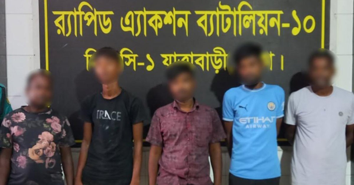 গেন্ডারিয়ায় রিকশাচালক হত্যা: গ্রেফতার ৫