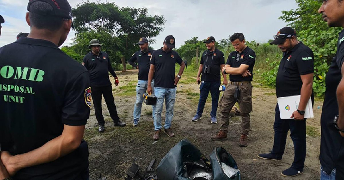 ডিএমপির বোম্ব ডিসপোজাল ইউনিটের স্পেশাল চার্জ ব্যবহারের উচ্চতর প্রশিক্ষণ
