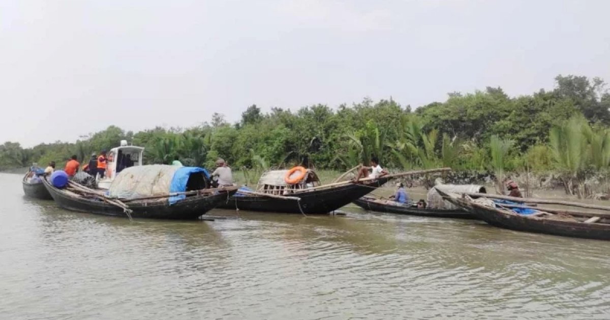 সুন্দরবনে মাছ ধরার মৌসুম শুরু, প্রথম দিনে রওনা দিয়েছেন হাজার জেলে