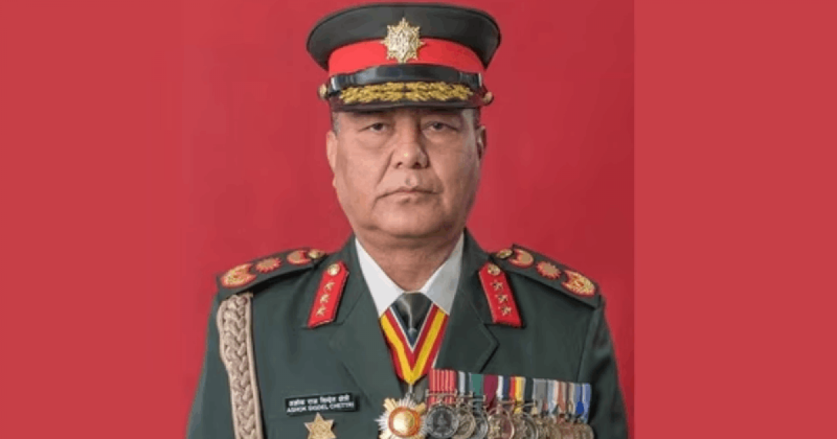 নেপালে অন্তর্বর্তী সরকার গঠনের আলোচনায় প্রেসিডেন্টের বাসভবনে সেনাপ্রধান
