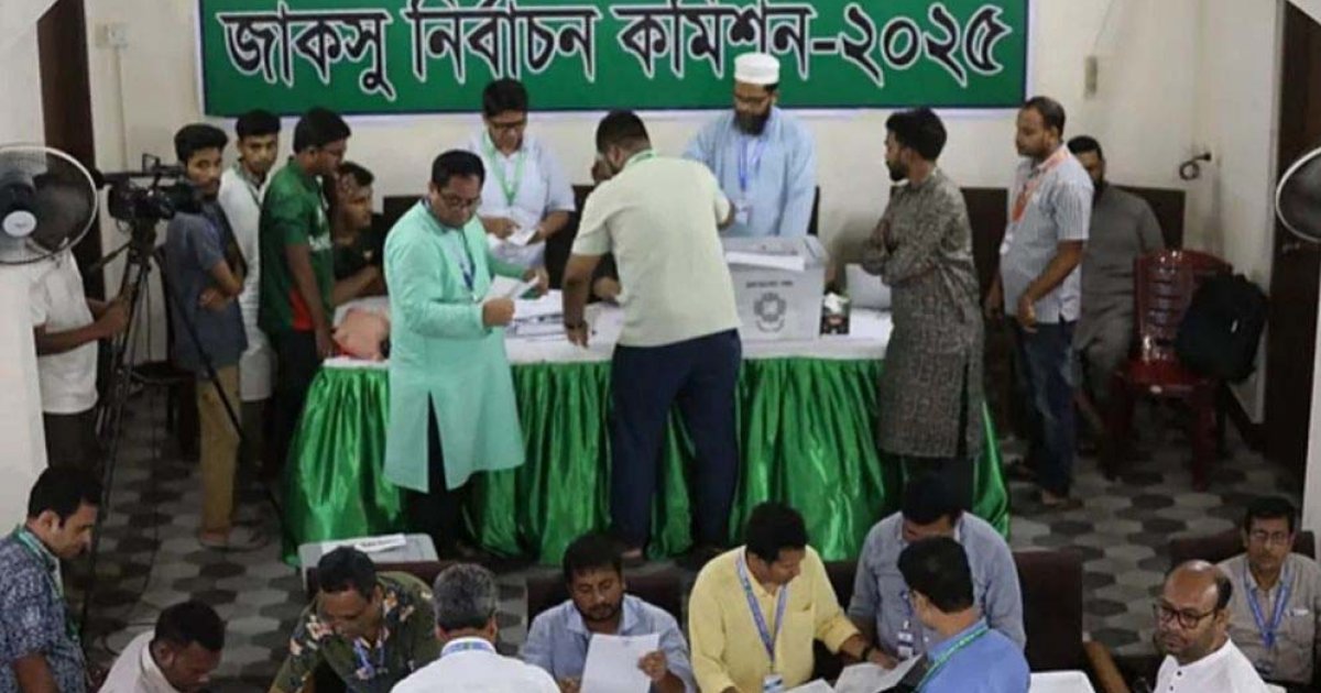 জাকসু নির্বাচন: ভোট গণনা শেষ হয়নি এখনও, শিক্ষার্থীদের অসন্তোষ