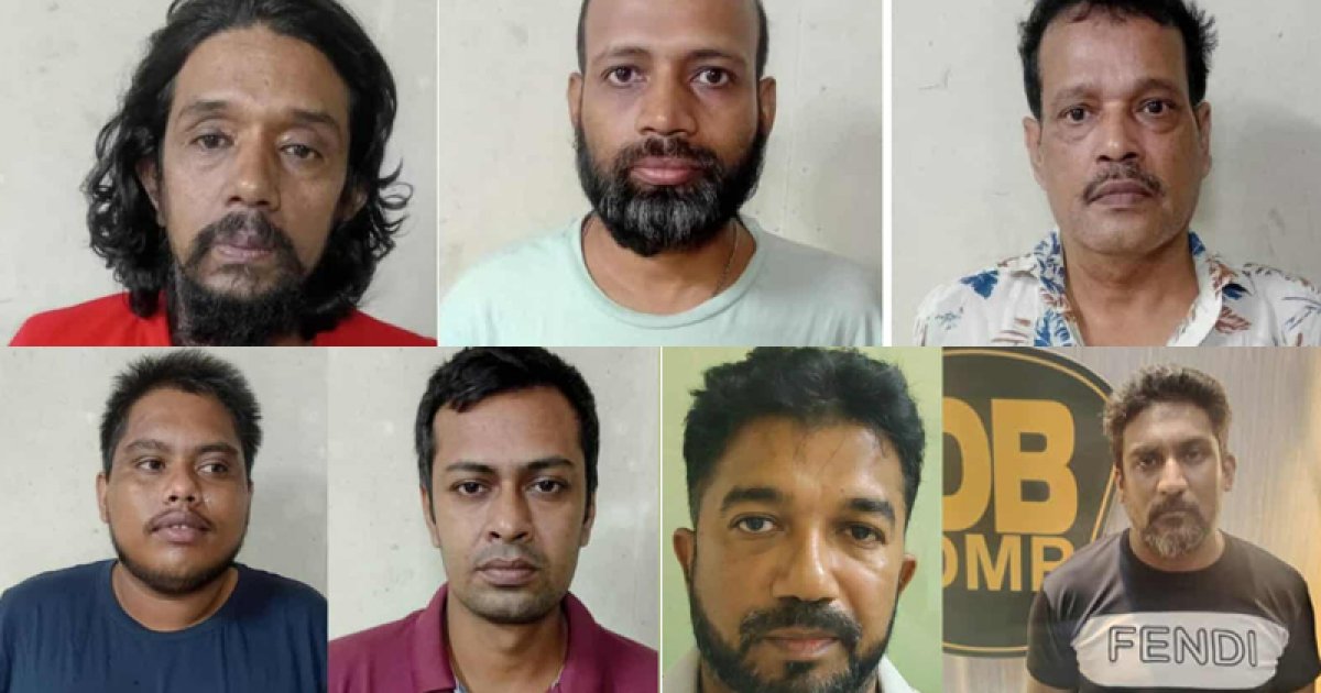 আ. লীগ ও অঙ্গ সংগঠনের ৭ নেতাকর্মী গ্রেফতার