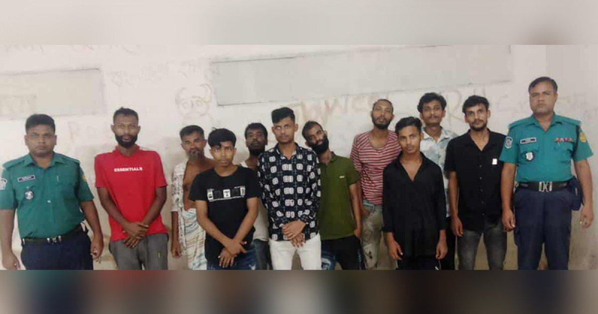 মোহাম্মদপুরে বিশেষ অভিযানে গ্রেফতার ১০