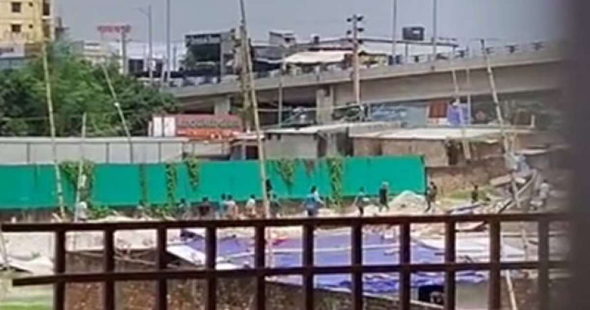 মিরপুরে উদ্ধার করা সরকারি জমি দখলকে কেন্দ্র করে হামলা-ফাঁকা গুলি
