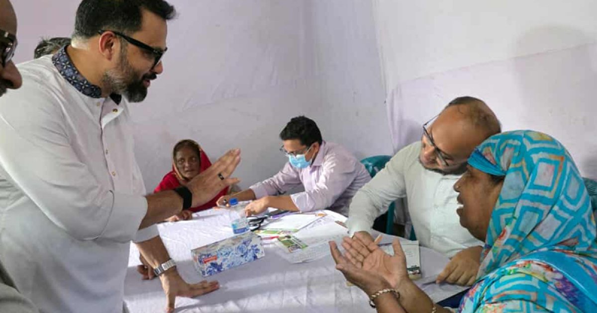 উর্দুভাষীদের স্থায়ী পুনর্বাসনের প্রতিশ্রুতি আমিনুলের