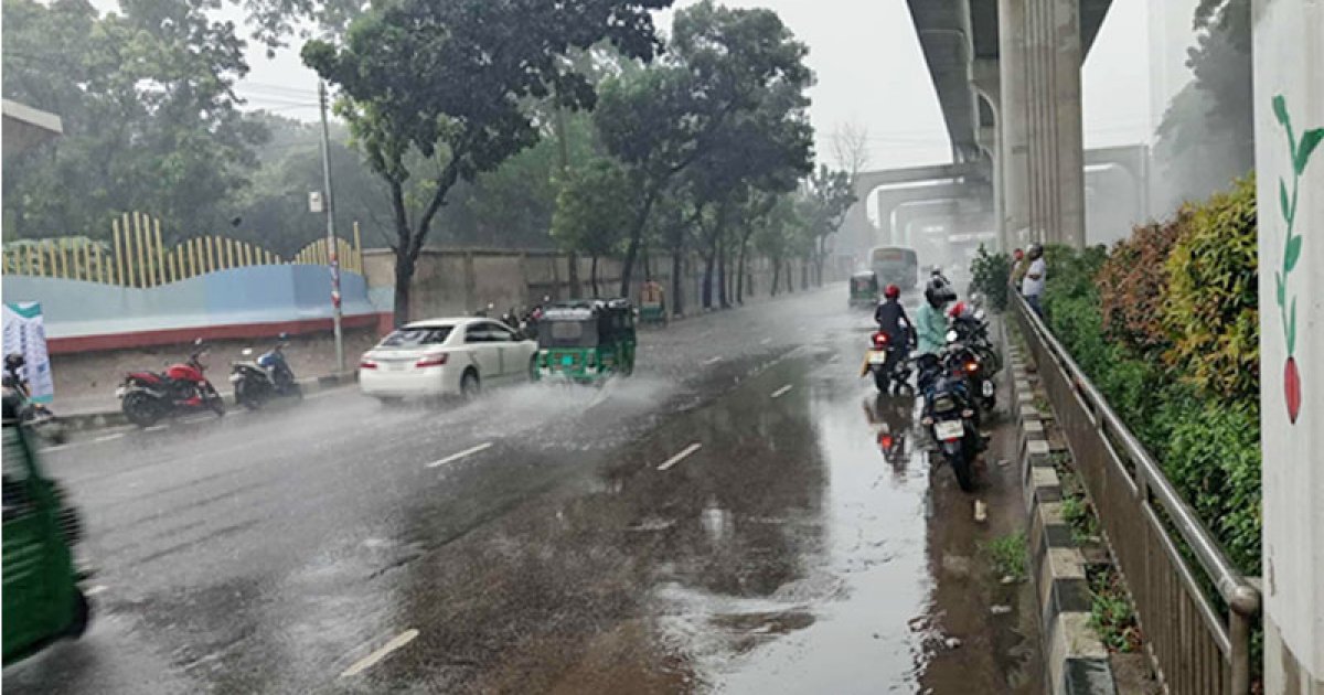 ভ্যাপসা গরমে স্বস্তির বৃষ্টি