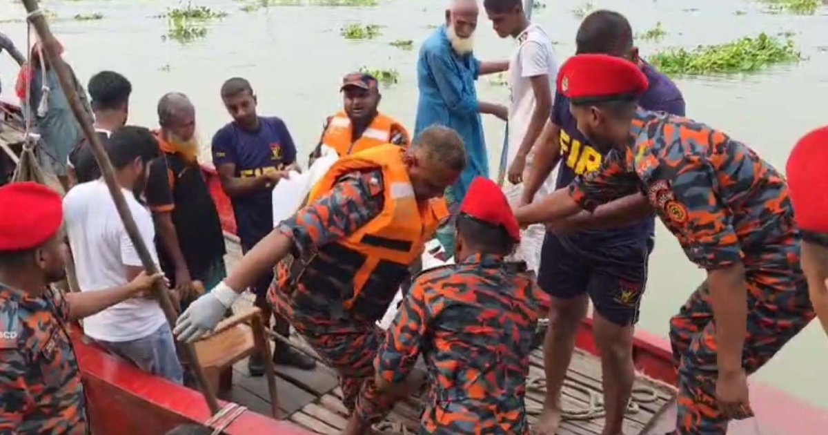 মেঘনায় ট্রলার ডুবে নিখোঁজের ৩১ ঘণ্টা পর জেলের মরদেহ উদ্ধার