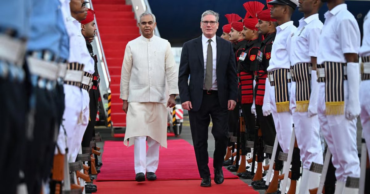 ব্যবসায়িক সম্পর্ক দৃঢ় করতে ভারত সফরে স্টারমার