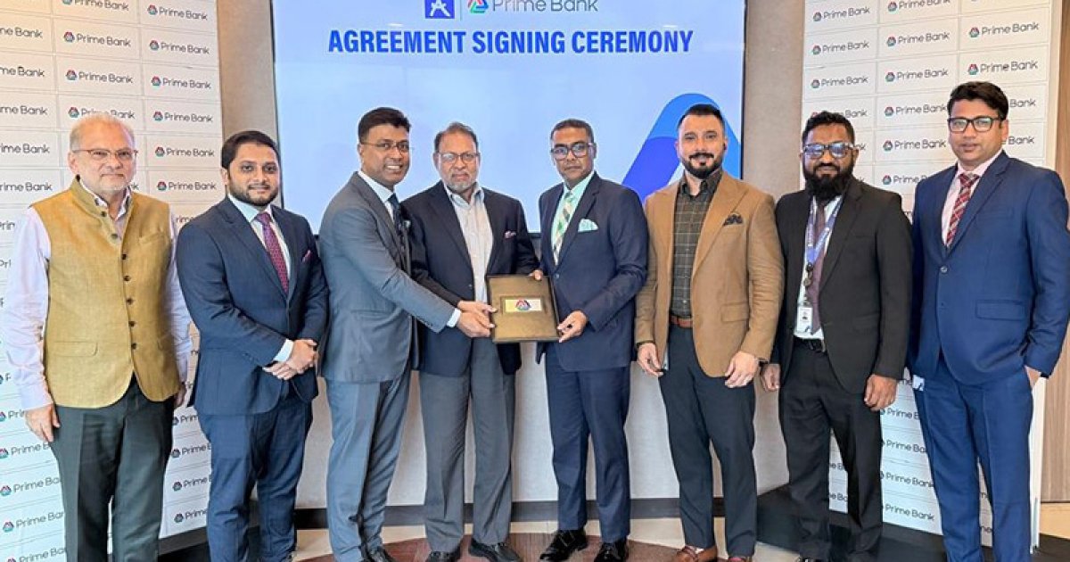 প্রাইম ব্যাংক ও এশিয়ানেটের মধ্যে চুক্তি সই