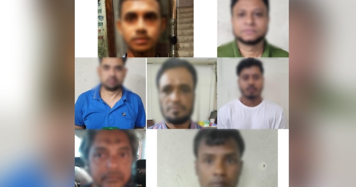 রাজধানীতে আ.লীগের ৭ নেতাকর্মী গ্রেফতার