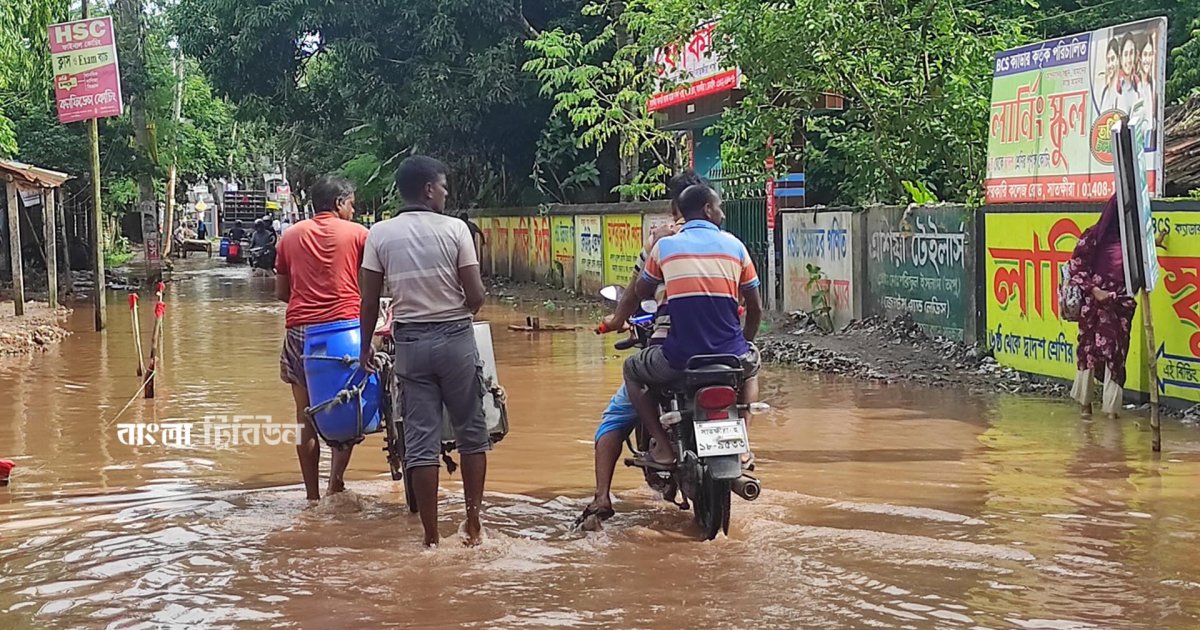 ড্রেনেজ ছাড়াই সড়ক নির্মাণ, জলবায়ু প্রকল্পে নেই জলবায়ু পরিকল্পনা
