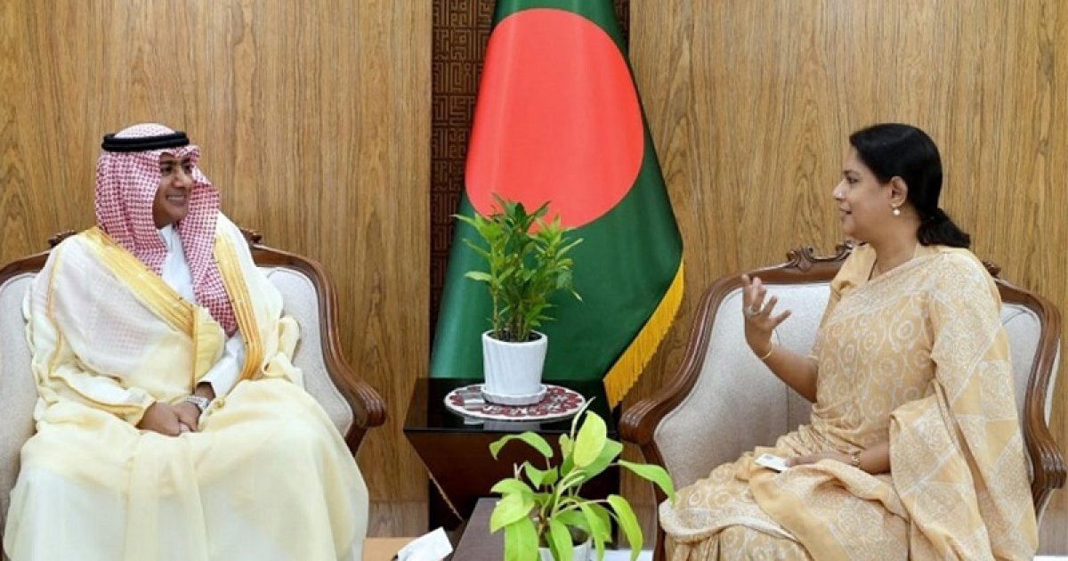 রেইন ওয়াটার হার্ভেস্টিং প্রকল্পে সৌদির সহযোগিতা চেয়েছেন পরিবেশ উপদেষ্টা