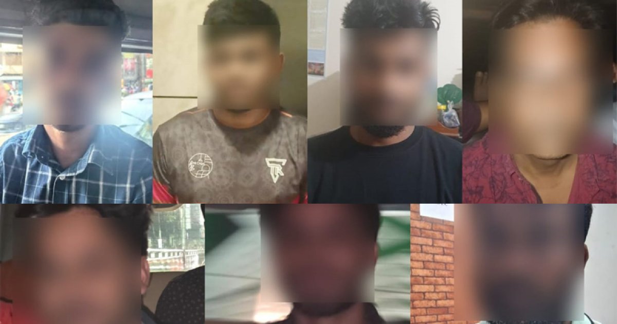 রাজধানীতে আওয়ামী লীগ ও এর অঙ্গ সংগঠনের ৭ নেতাকর্মী গ্রেফতার