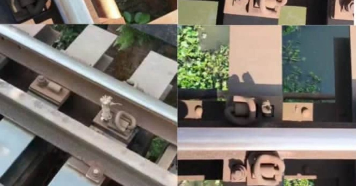 ঈশ্বরদী-ঢাকা রেলপথের ২৫ স্থানে নাট-বল্টুর পরিবর্তে বাঁশের কঞ্চি