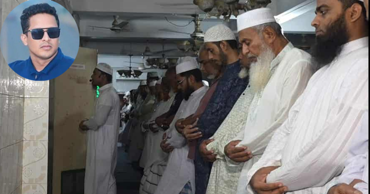 মেট্রোরেলের বিয়ারিং প্যাড পড়ে নিহত কালামের প্রথম জানাজা নারায়ণগঞ্জে সম্পন্ন