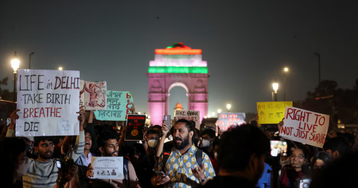 ভারতে বায়ুদূষণ-বিরোধী বিক্ষোভে বহু মানুষ গ্রেফতার