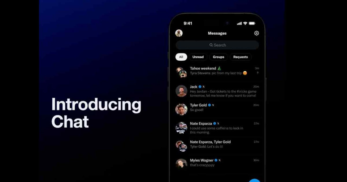 এনক্রিপশন, ভিডিও-অডিও কলের সুবিধাসহ এক্সে চ্যাটিং চালু