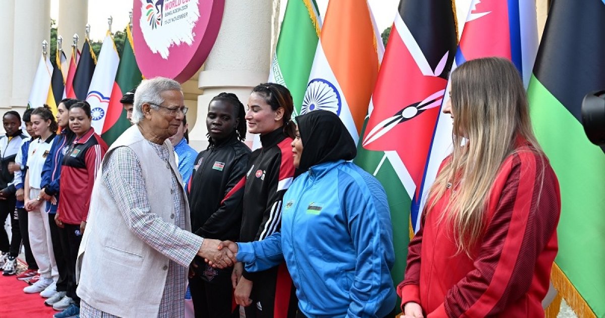 দ্বিতীয় নারী কাবাডি বিশ্বকাপের ট্রফি উন্মোচন করলেন প্রধান উপদেষ্টা